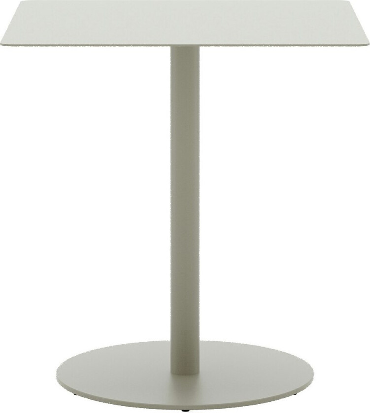 May Bistrobord 70x70 Cm Lysegrå - Hagebord Stål Lys Grå - 43221
