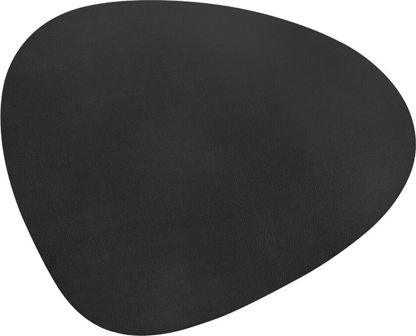 Lind Dna Curve Xxxxl Bordbrikke 115x135 Cm Bull Black - Ensfargede tepper Skinn Sort - 98788