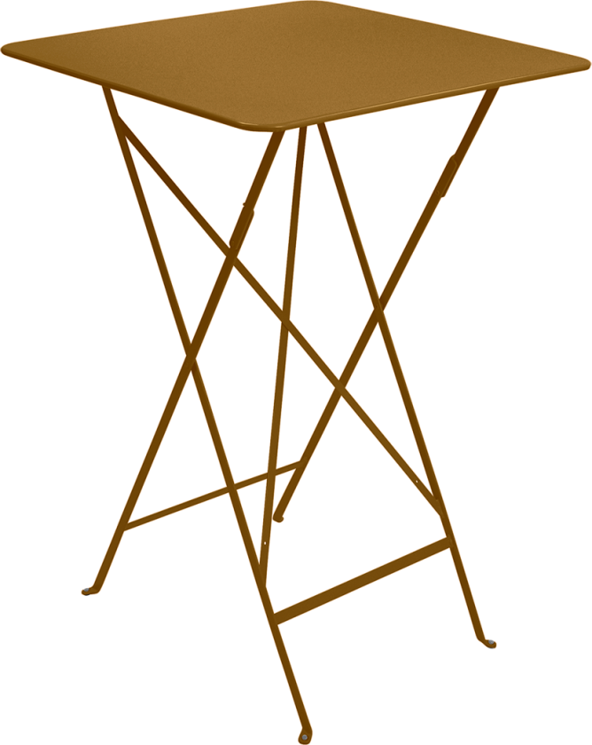 Bistro Bardisk 71x71 Cm - Hagebord Stål Gingerbread - 0244D1