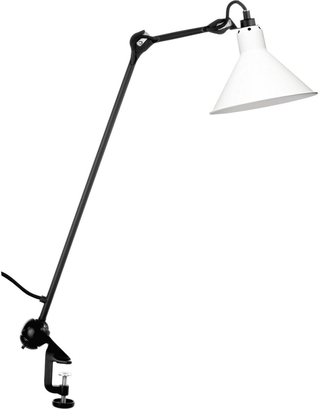 Dcwéditions Lampe Gras N°201 Bordlampe Svart / Hvit - Bordlamper Stål Sort - LG-201 BL-WH