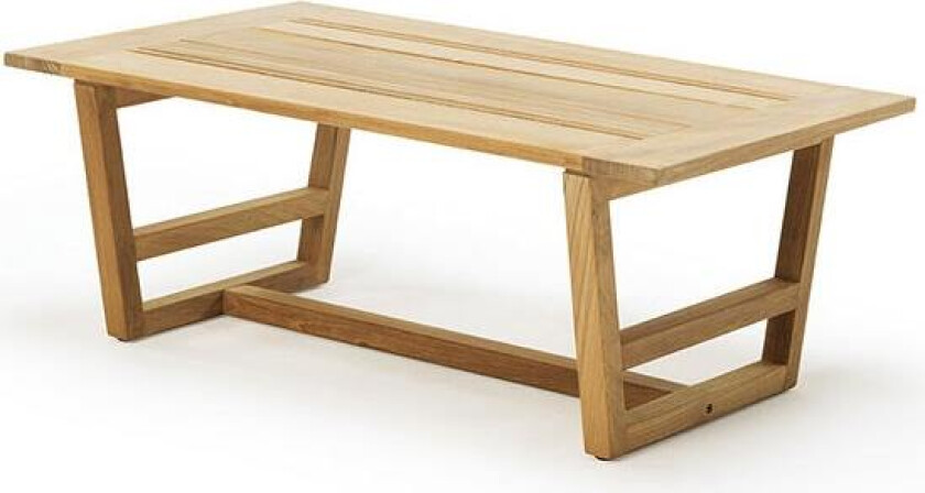 Costes Salongbord 100x60 Cm - Sofabord utendørs Teak - COTCRM1T1