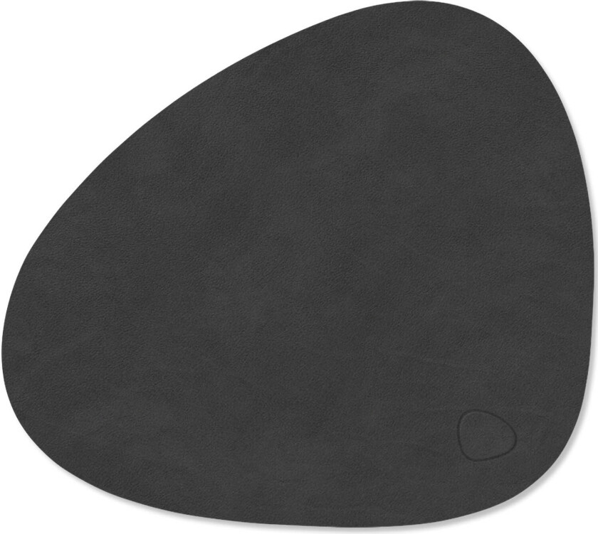 Lind Dna Curve Spisebrikke Nupo 24x28 Cm Svart - Bordbrikker & Glassunderlegg Skinn Sort - 981907
