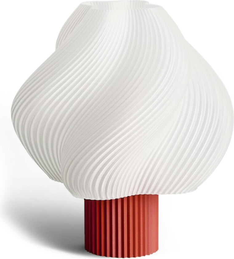 Soft Serve Lamp Portable Bordlampe - Bærbare lamper Resirkulerbar Bioplast Rhubarb - SSTL031004