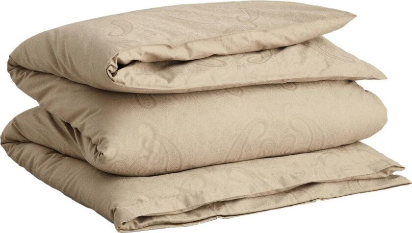 Jacquard Paisley Dynetrekk 150x210 Cm - Dynetrekk Bomull Cold Beige - 851030702-204