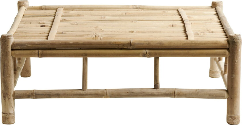 Modulsofa Salongbord / Fotskammel Naturfarget - Sofabord utendørs Bambus Nature - BAMMODULE-TABLE