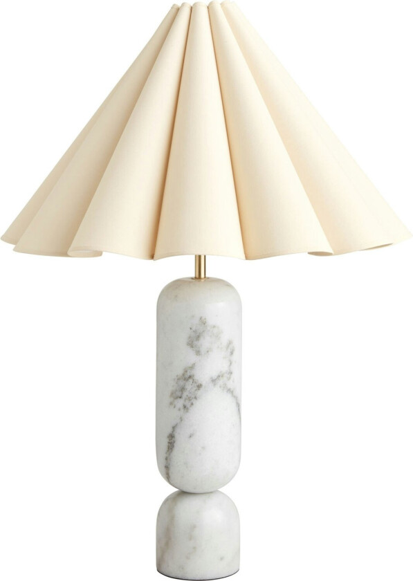 Lauren Bordlampe 77 Cm / Naturlig - Bordlamper Marmor Hvit - 1167200