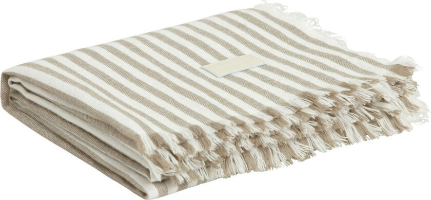 Light Stripe Pledd 130x180 Cm - Pledd & Tepper Lammeull Cold Beige - 853103202-204