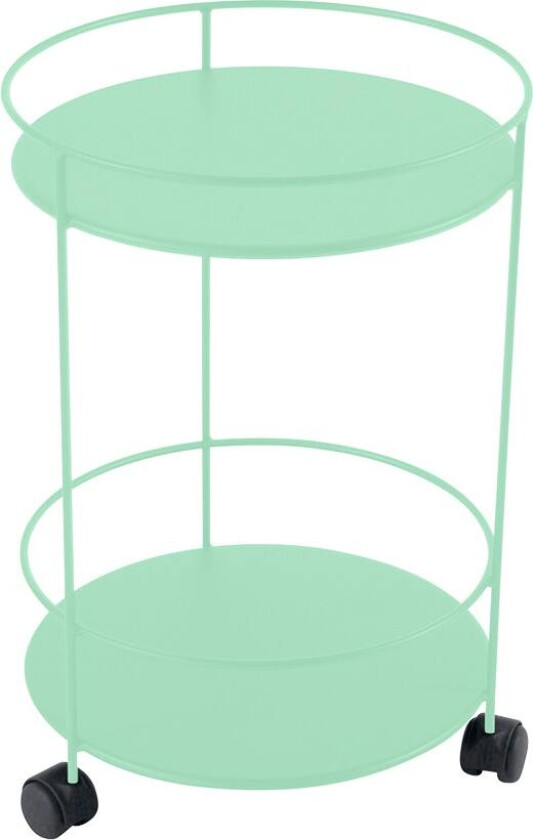 Guinguette Rullebord Ø40 - Sidebord og småbord Lakkert Stål Green Opaline - 106283