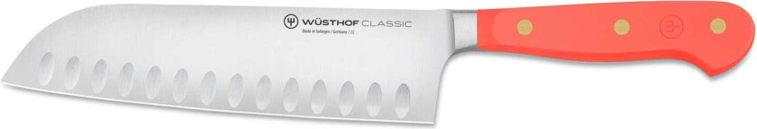 Classic Colour Santoku-kniv 17 Cm - Santokukniver Stål Coral Peach - 1061731517