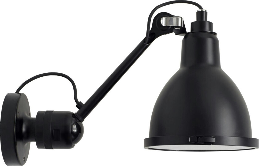 Dcwéditions Lampe Gras No 304 Xl Outdoor Seaside / - Fasadebelysning Rustfritt Stål Sort - 304 XL SEA BL-BL XL OUT ROUND