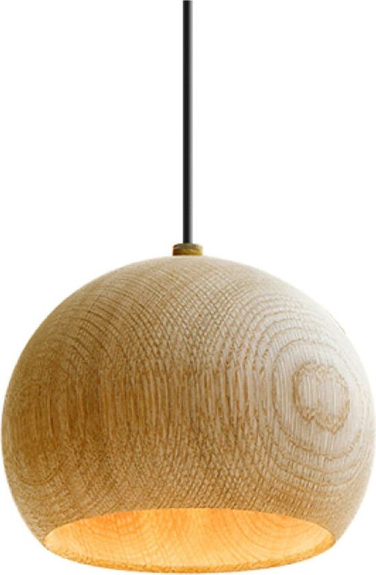 Lune Pendel Ø14 Cm Oljet - Pendellamper Eik - LUPE-OOL