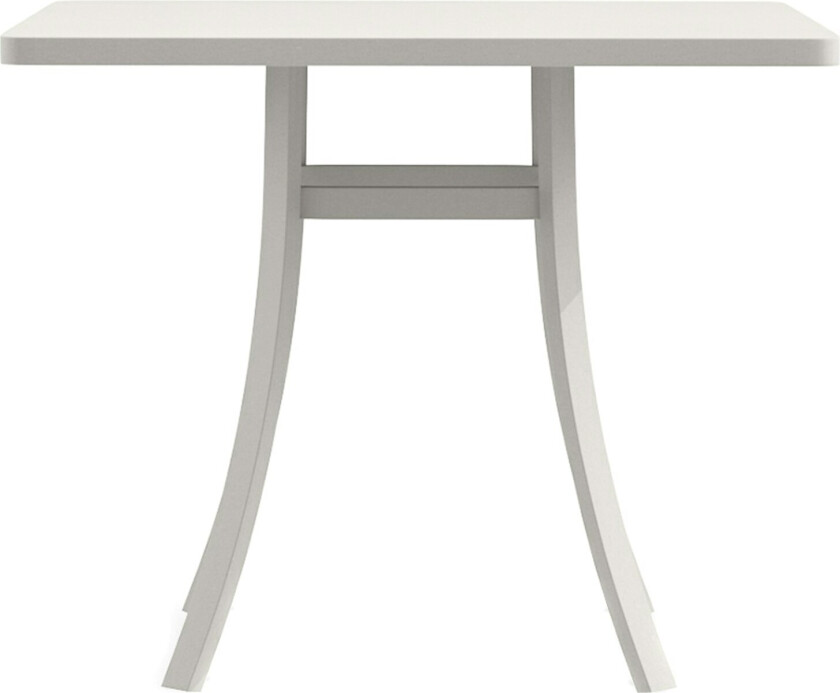 Elisir Bord 90x90 Cm - Hagebord Aluminium Lily White - EITPQM3B31