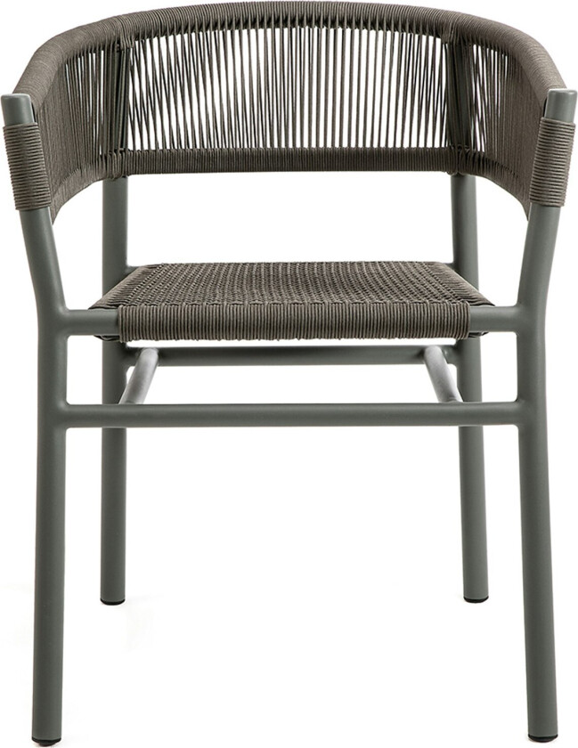Kilt Lenestol Varmgrå / Mørkegrå - Hagestoler Aluminium Mørk Grå - KIPDD43R1