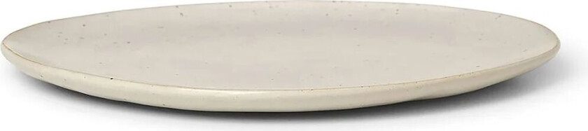 Flow tallerken 22 cm Off-white speckle