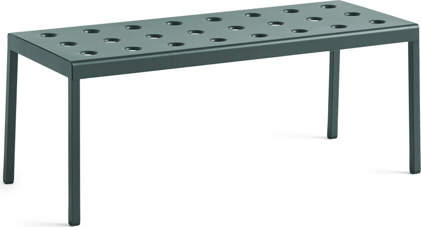 Hay Balcony Stuebord 41x96,5 Cm - Sofabord utendørs Stål Dark Forest - AB678-B677-AH19