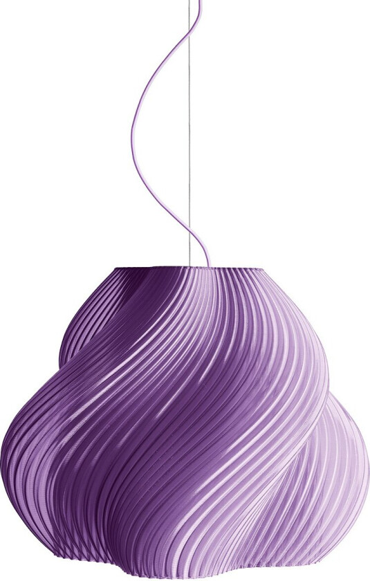 Soft Serve Pendel Mega / Lavender Sorbet - Pendellamper Resirkulerbar Bioplast Krom - SSPL04100111