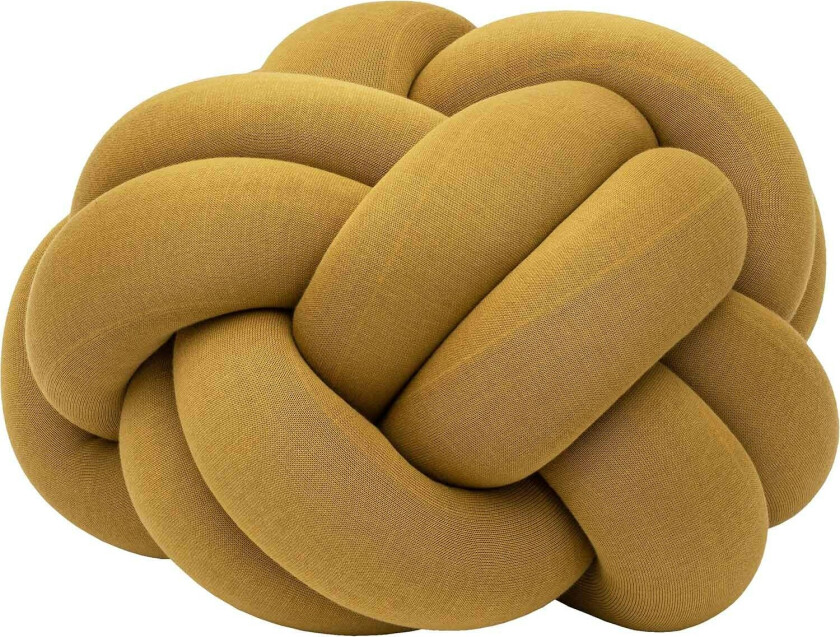 Bilde av Knot Pute Xl - Pynteputer & Trekk Akryl Gul - 2682-2000