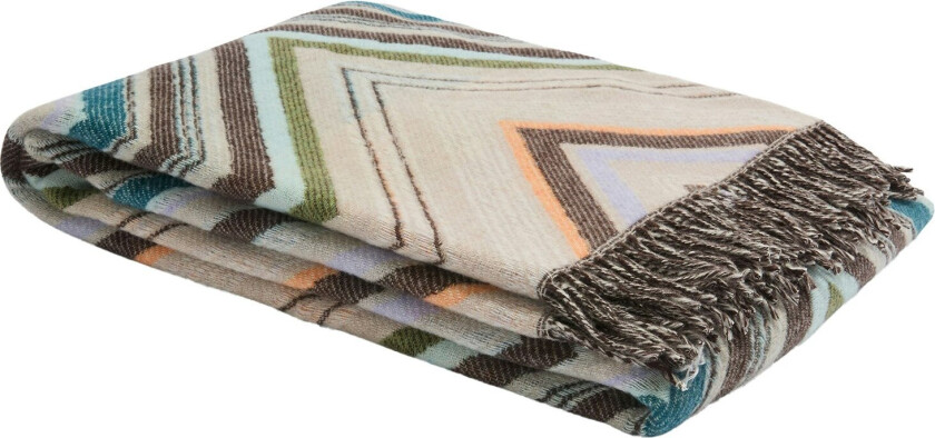 Bilde av Chevron Pledd 130x190 Cm - Pledd & Tepper Ull Brun - 1D3PL99005138