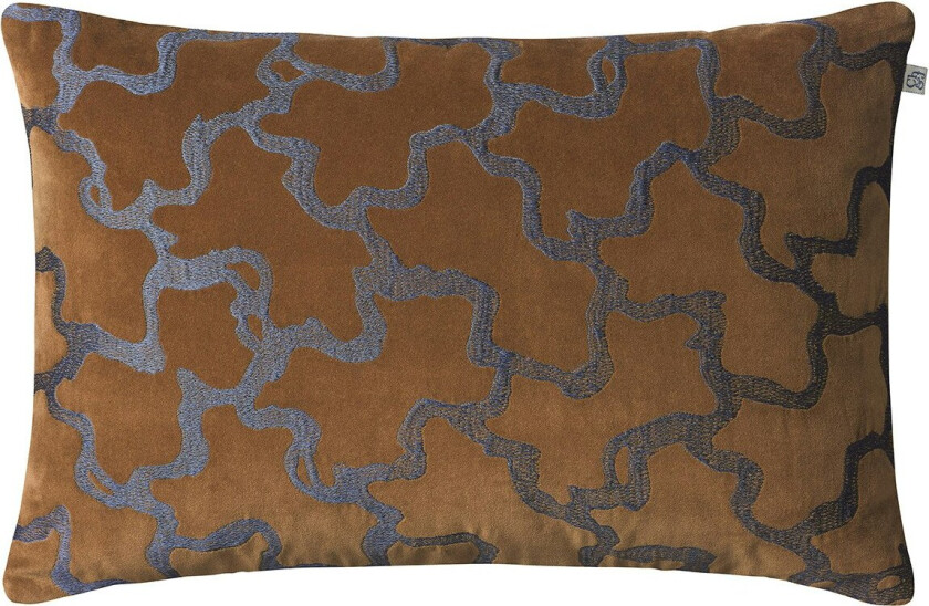 Chand Putetrekk 40x60 Cm Cognacfarget / Sea Blue - Pynteputer & Trekk Fløyel Konjakk - CC210282-16V
