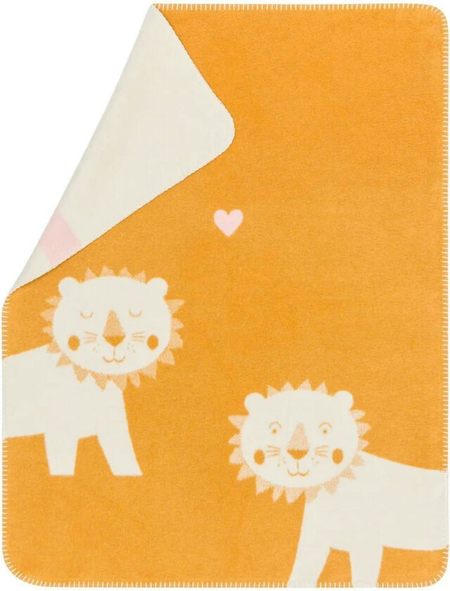 Bilde av Mila Babyteppe 75x100 Cm Lion Gul / - Barnepledd Akryl Beige - 01983570