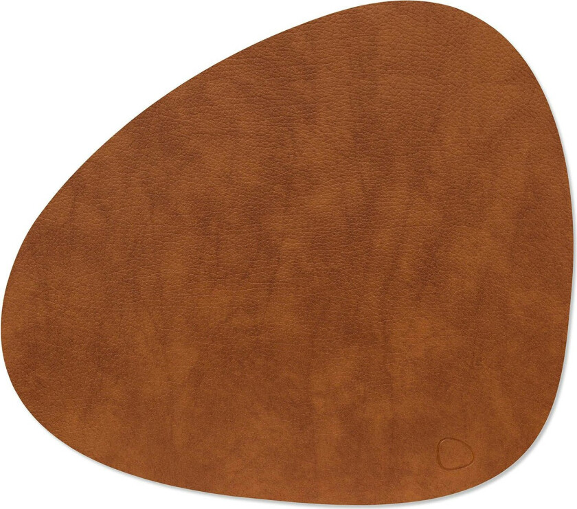 Lind Dna Curve L Bordbrikke Bull 37x44 Cm Cognac - Bordbrikker & Glassunderlegg Skinn Konjakk - 990246