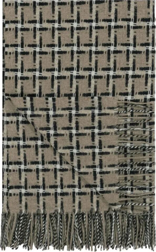 Clarendon Pledd 140x185 Cm - Pledd & Tepper Merinoull Natural - BLDG0311