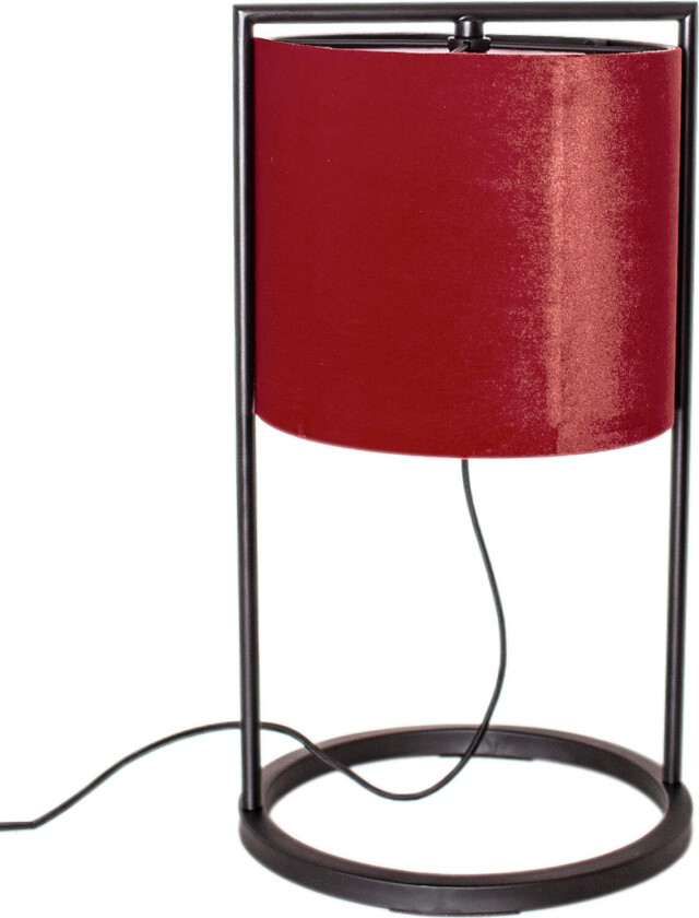 Vieste Bordlampe H45 Cm - Bordlamper Metall Rød - 4002220-1000