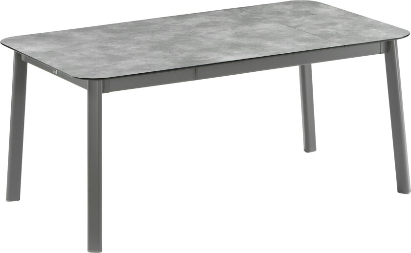 Oron Bord M 100x170-205 Cm / Ciment - Hagebord Aluminium Titan - LFM5178-9815