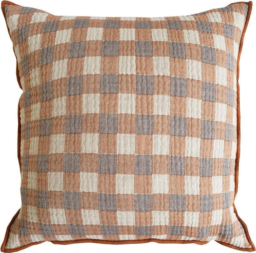 Pomme Putetrekk 50x50 Cm Oransje - Pynteputer & Trekk Resirkulert Bomull Beige - 20-5001