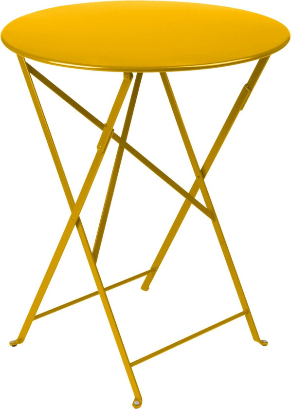 Bistro Bord Ø60 Cm - Hagebord Lakkert Stål Honey Matte - 0245C6