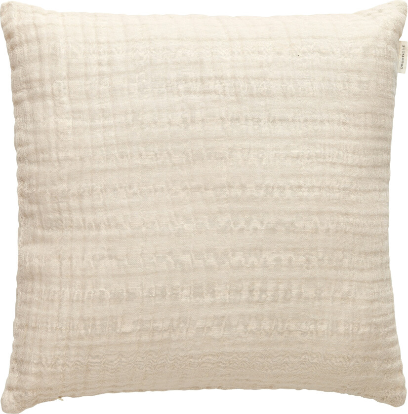 Crinkle Pute 50x50 Cm - Pynteputer & Trekk Lin Hvit - ML-37