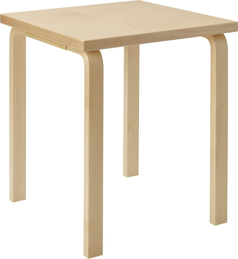 Bilde av Aalto 80c Barnebord Kvadratisk 60x60 Cm - Barnebord Efinér Bjørk - 28306261