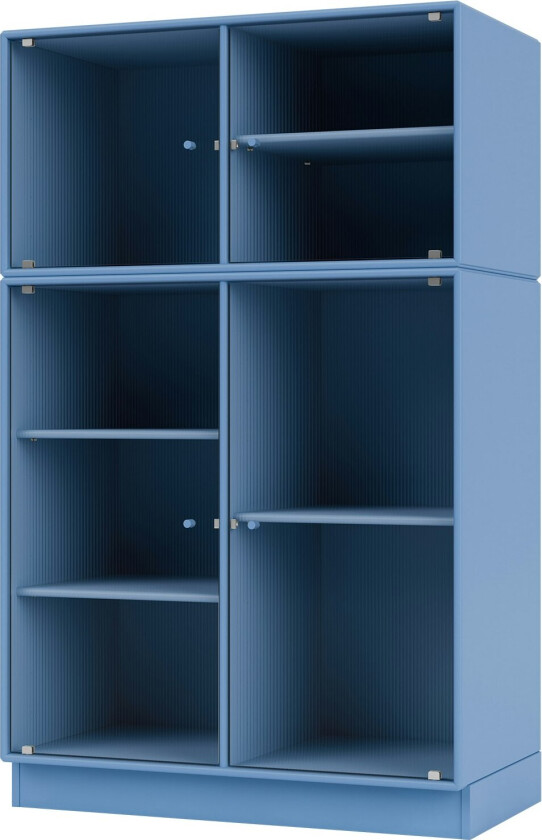 Ripple Iii Vitrineskap - Skap og vitrineskap Lakkert Mdf Azure - RIPPLE3