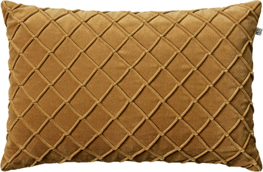 Deva Velvet Putetrekk 60x40 Cm - Pynteputer & Trekk Fløyel Masala Yellow - CC840233-12V