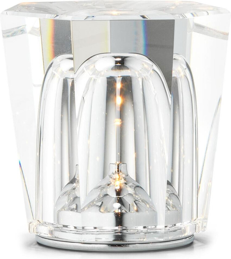 Xtal Bordlampe Bærbar - Bærbare lamper Aluminium Klar - XTL-01SLV