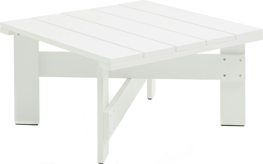Hay Crate Loungebord 75x75 Cm - Sofabord utendørs Furu Hvit - AE670-D362-AM88