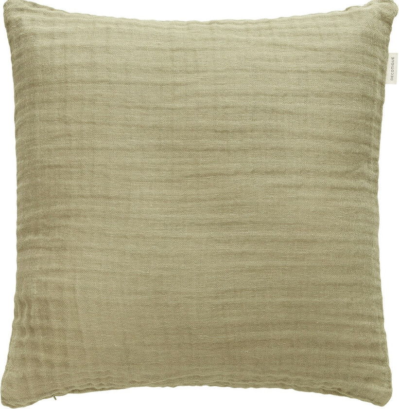 Crinkle Pute 50x50 Cm - Pynteputer & Trekk Lin Grønn - ML-35