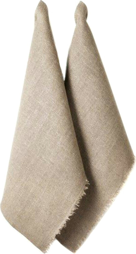 Burlap Kjøkkenhåndkle 2-pk 50x70 Cm Naturlig - Kjøkkenhåndklær Lin Natural - 2023-17