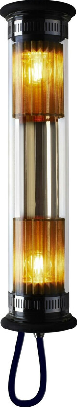 Dcwéditions In The Tube 100-500 Vegglampe Svart / Gullreflektor / Gullmetallnett - Plafonder Messing Sort - TUBE 100 500 GOLD