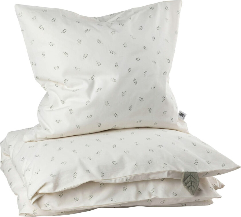 Sengesett (No) 100x140 + 40x60 Cm - Barnesengetøy Bomull Sophora Leaves - 101430030