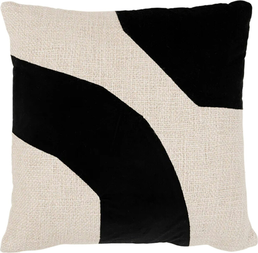 Arc Pyntepute 45x45 Cm / Beige - Pynteputer & Trekk Bomull Sort - 107362
