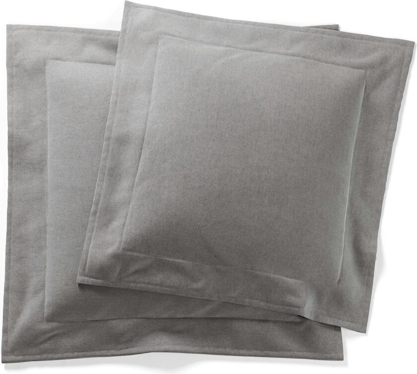 Grand Puter 2-pk - Pynteputer & Trekk Micro Chenille Bright Ash - 11101627