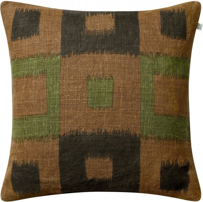 Vicky Putetrekk 50x50 Cm Taupe / Brown / Cactus Green - Pynteputer & Trekk Lin Brun - CC250109-26B