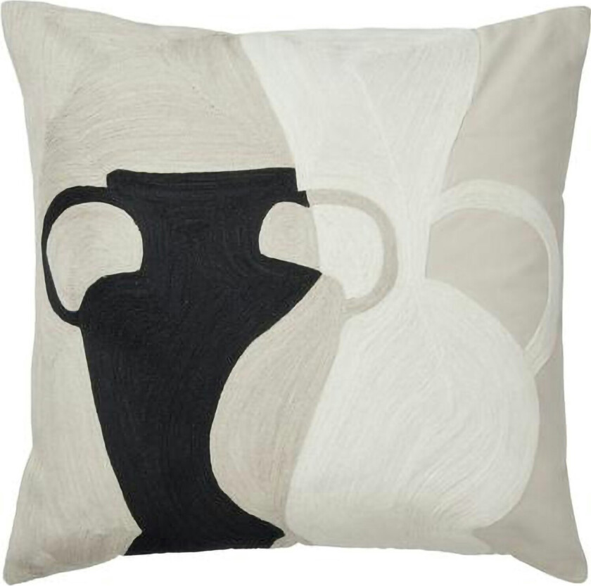 Eva Putetrekk 50x50 Cm - Pynteputer & Trekk Bomull Sort - 71210360
