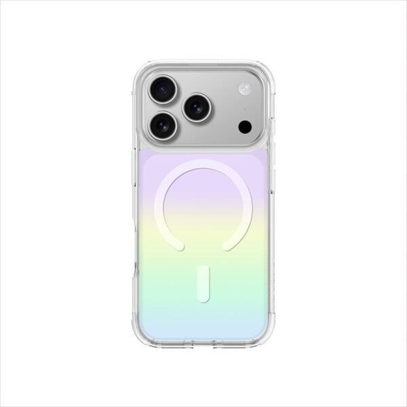 Minimal Mag-etui for iPhone 17 Pro Max kompatibel med MagSafe regnbue - flerfarget
