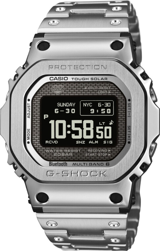 G-Shock Full Metal 5000 Series GMW-BZ5000D-1ER - Anadigi - Sort - Herreklokker - Rustfritt stål - ledd m/pin - Mineral
