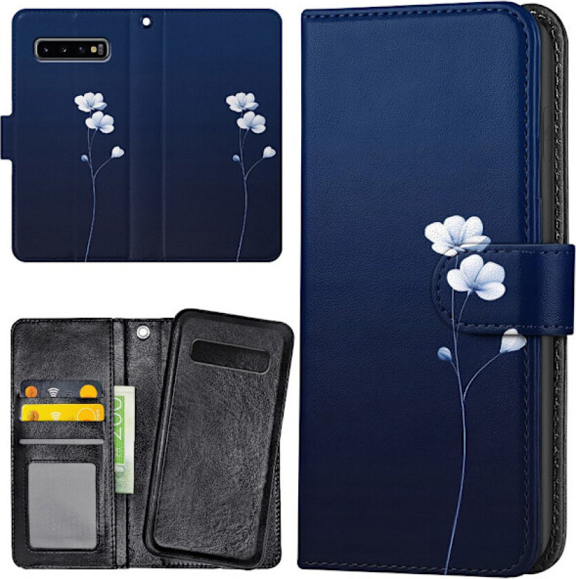 Samsung Galaxy S10 - Lommebok Deksel Flower