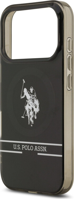 DH & Bottom Stripe Logo MagSafe deksel til iPhone 17 Pro - Svart