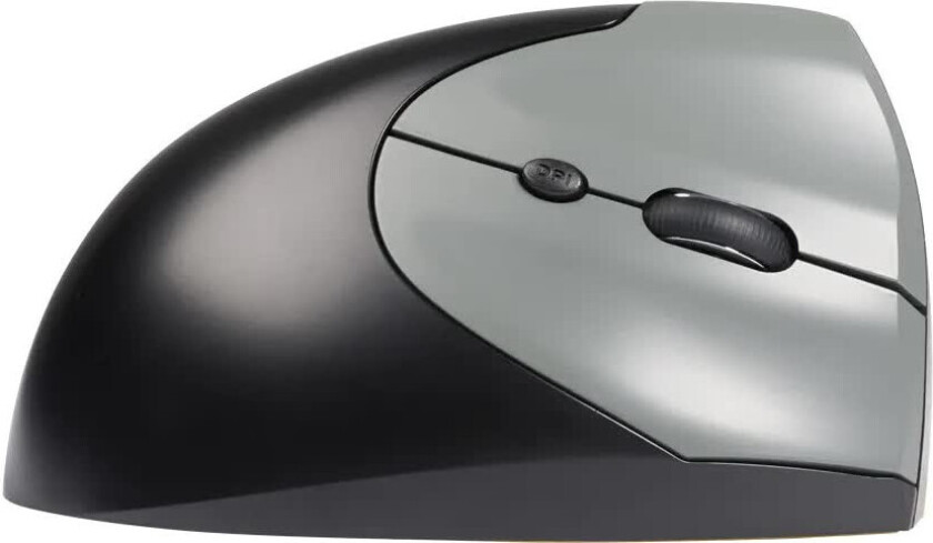 HandShake3 Vertikal Mus ??? Ergonomisk, Tr??dl??s og Kablet, Bluetooth ??? Svart