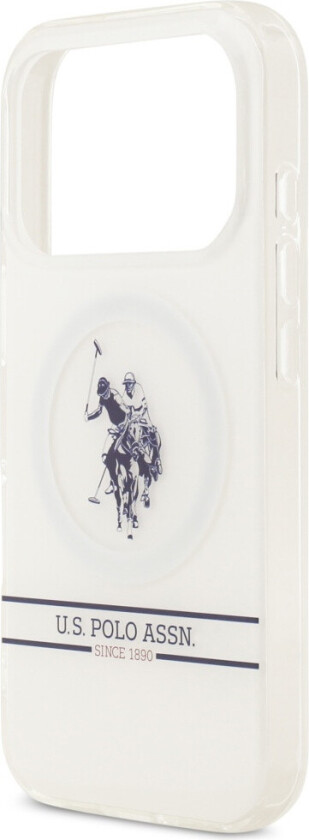 DH & Stripe MagSafe-deksel for iPhone 17 Pro - Hvit